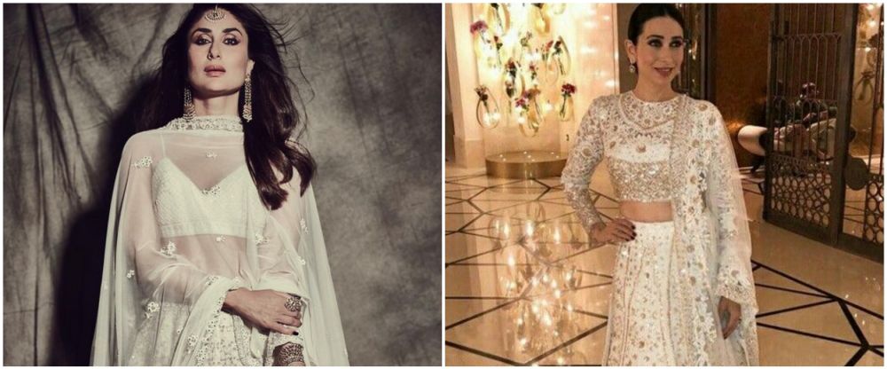 Beda gaya Kareena dan Karisma Kapoor pakai lehenga © Instagram Beda gaya Kareena dan Karisma Kapoor pakai lehenga © Instagram