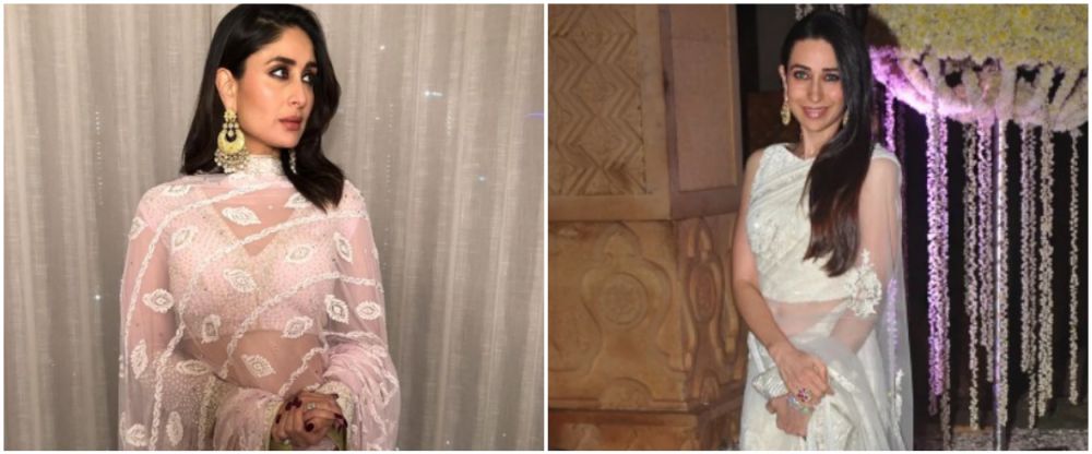 Beda gaya Kareena dan Karisma Kapoor pakai lehenga © Instagram Beda gaya Kareena dan Karisma Kapoor pakai lehenga © Instagram