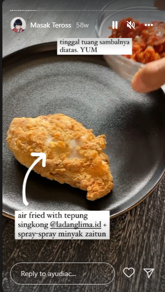 10 Kreasi makanan sehat ala Ayudia Bing Slamet, jaga berat badan ideal