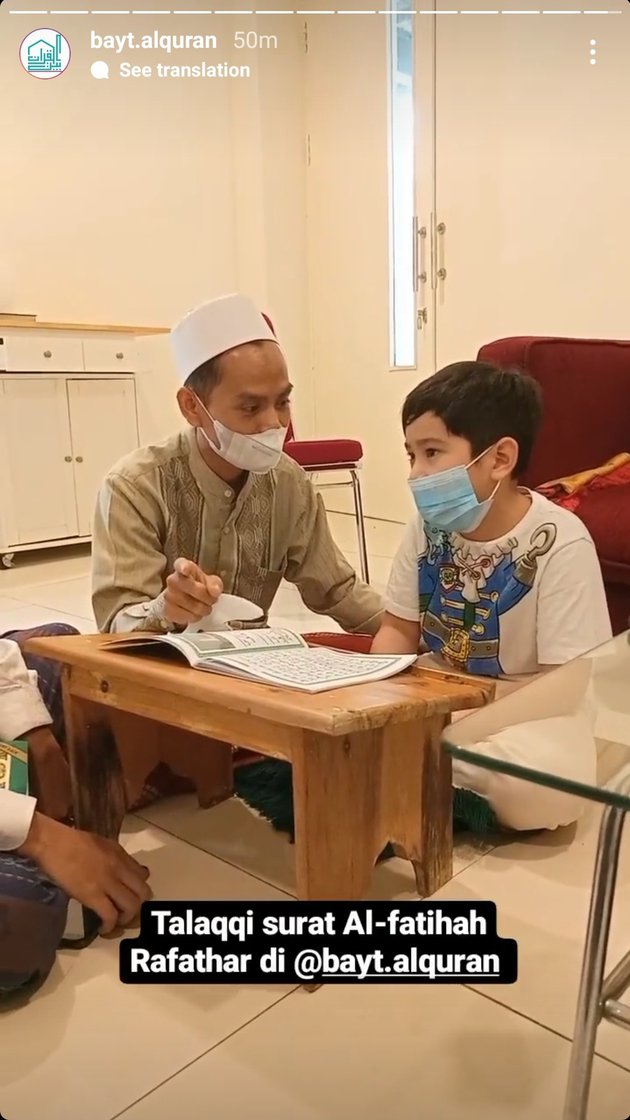 Rafathar ikuti pesantren kilat © berbagai sumber Rafathar ikuti pesantren kilat © berbagai sumber