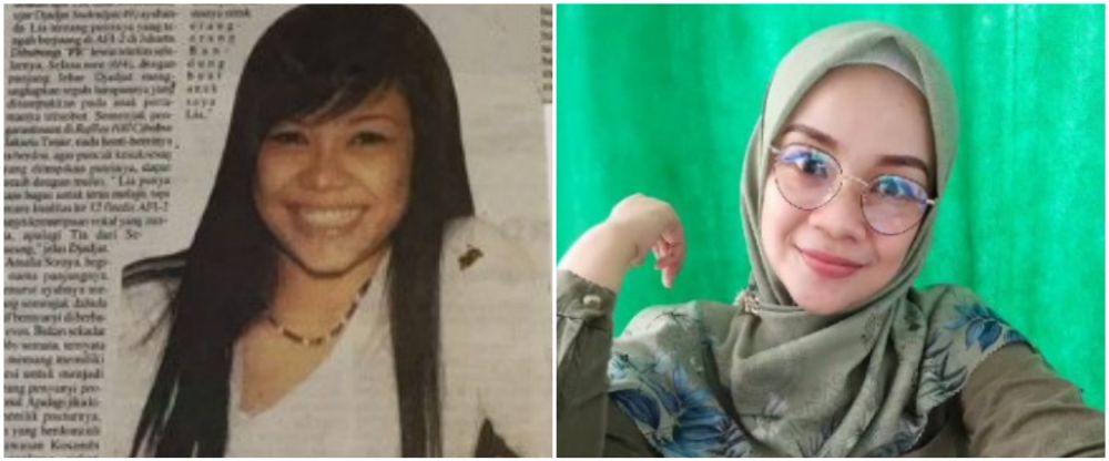 potret dulu dan kini Rindu AFI © berbagai sumber