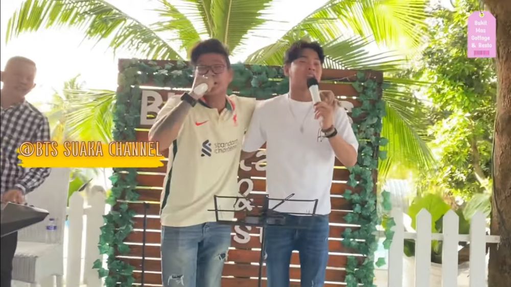 Momen Tri Suaka bertemu Andika Kangen Band © berbagai sumber