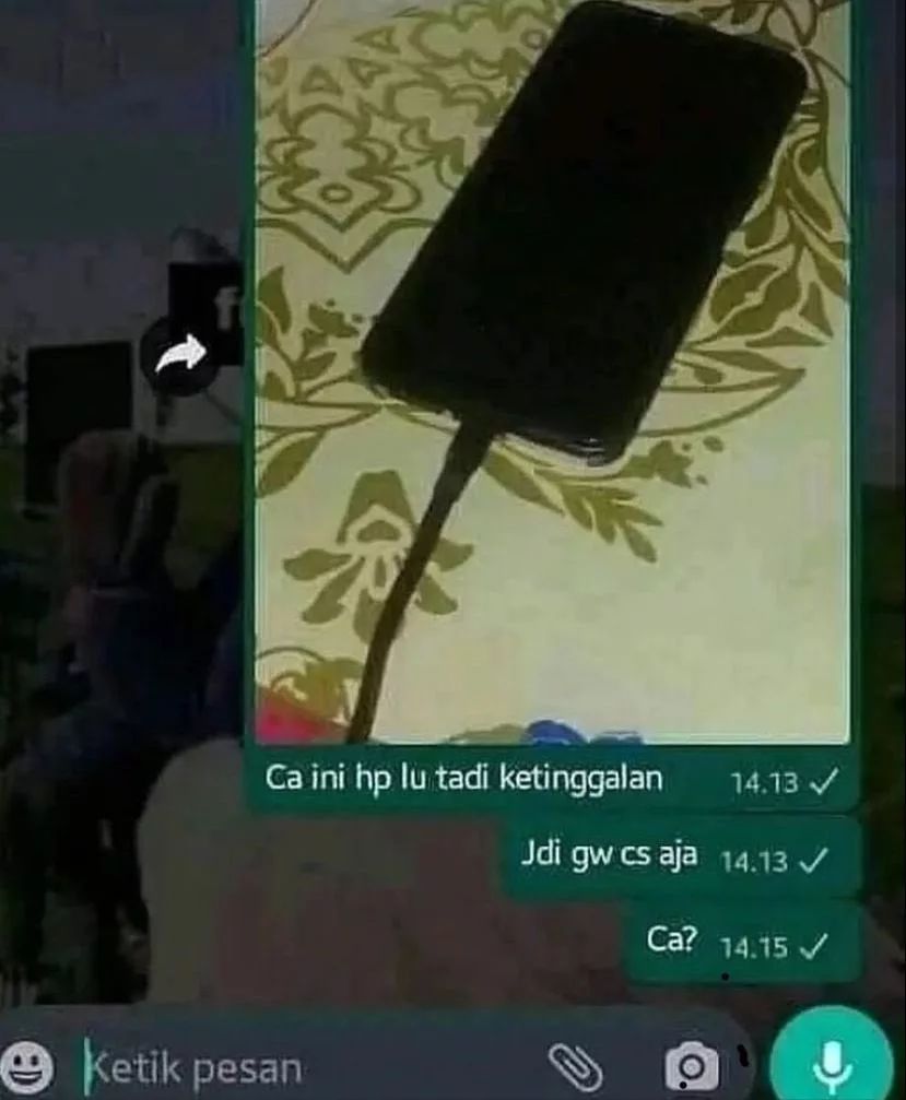 chat dikirimin foto ngeselin banget © Instagram