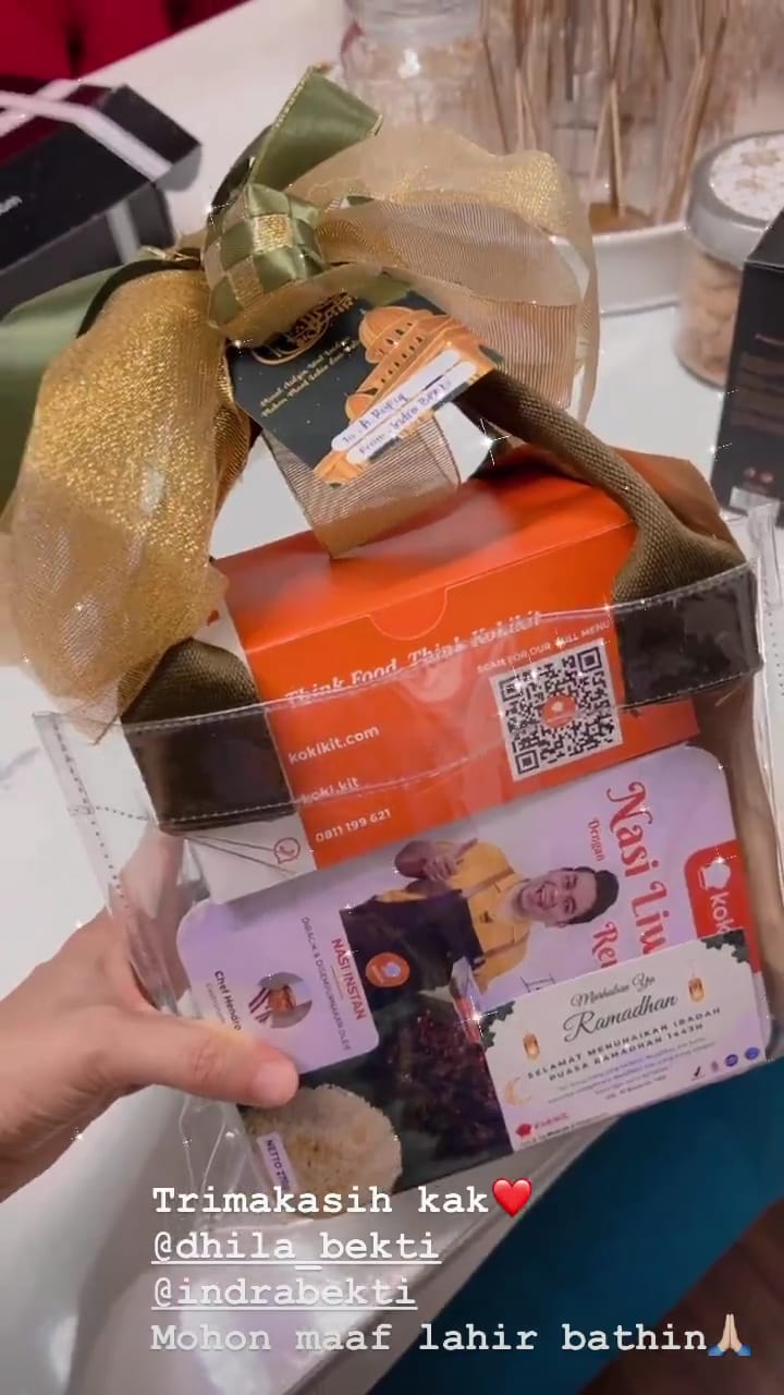 potret isi hampers lebaran seleb © instagram potret isi hampers lebaran seleb © instagram