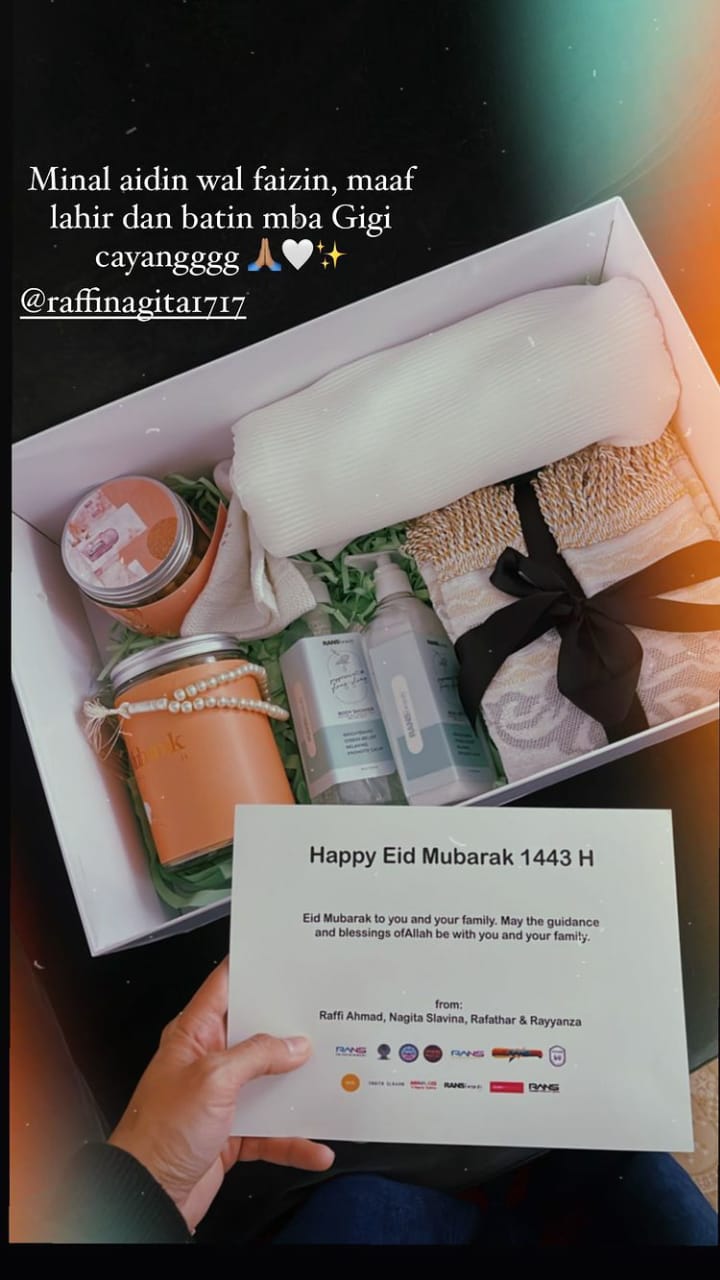 potret isi hampers lebaran seleb © instagram potret isi hampers lebaran seleb © instagram