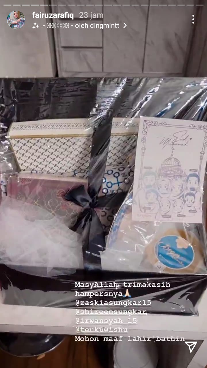 potret isi hampers lebaran seleb © instagram potret isi hampers lebaran seleb © instagram