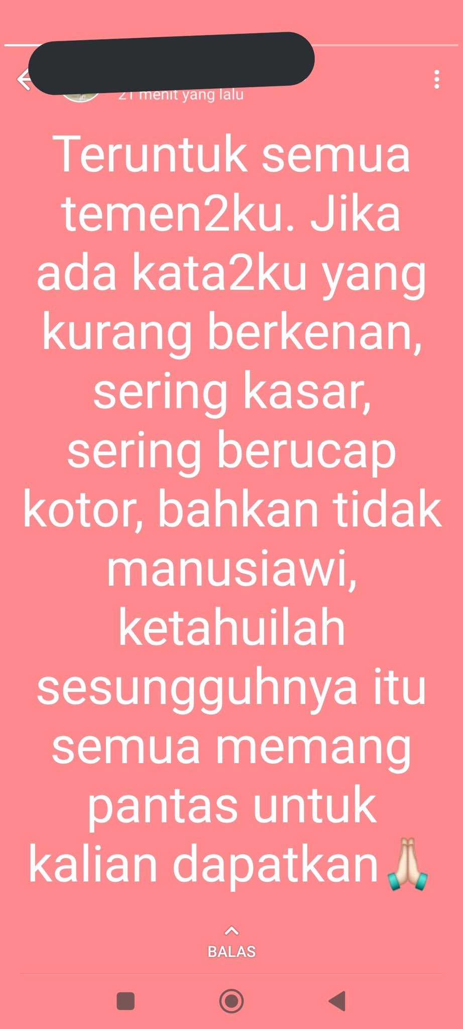 status wa pas lebaran © berbagai sumber