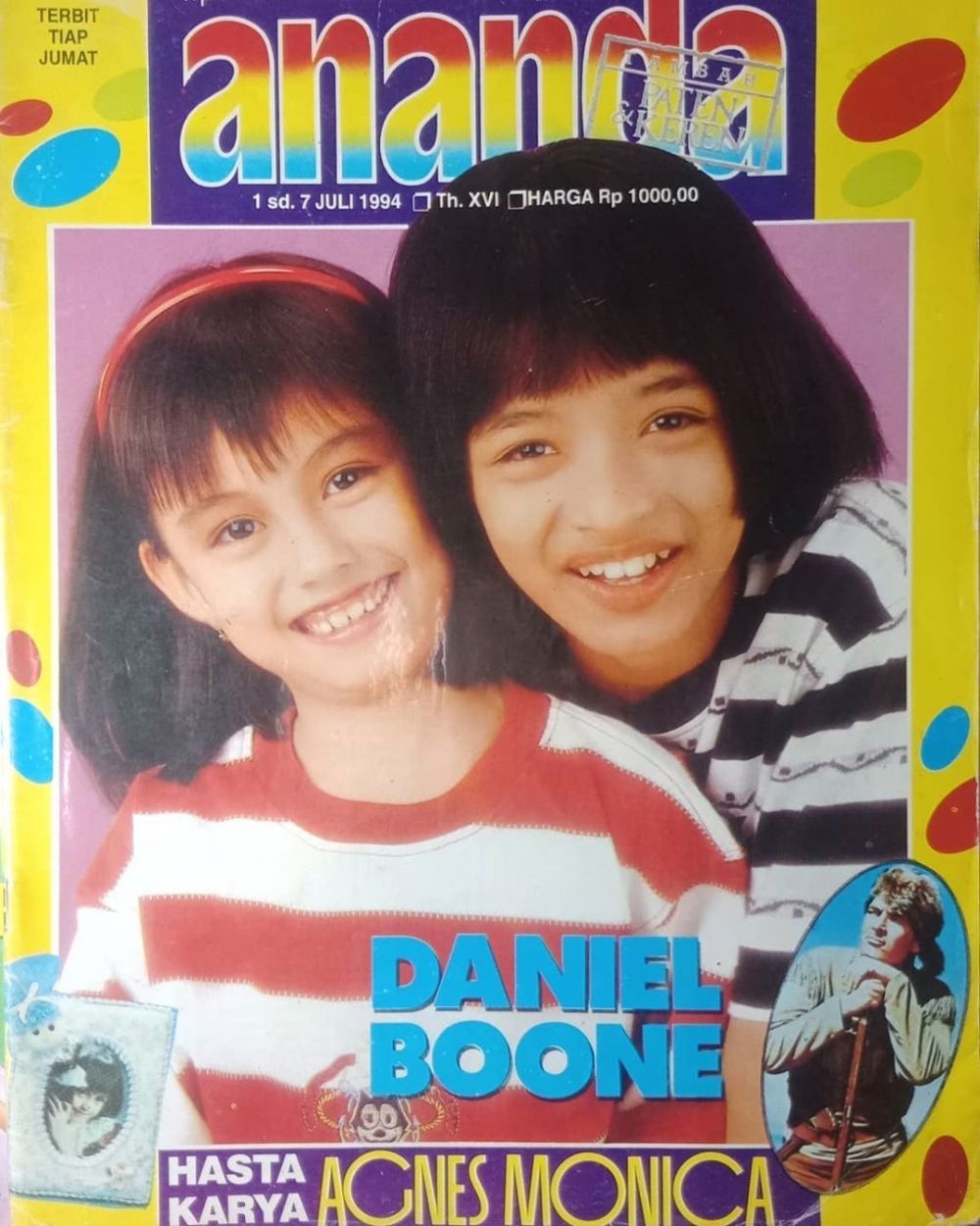 kebersamaan eza yayang dan agnes monica © berbagai sumber