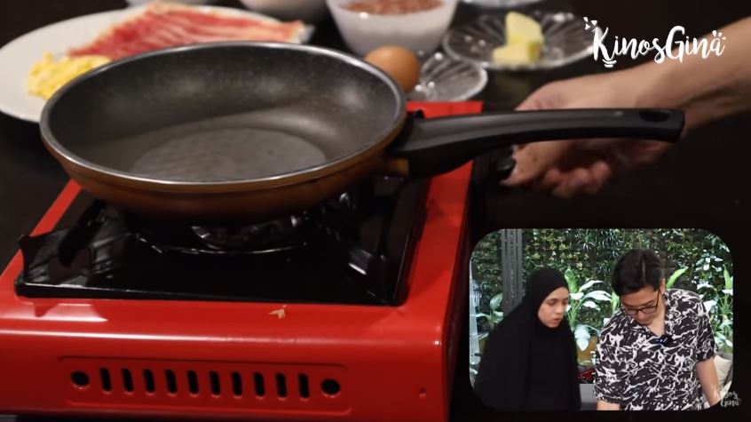13 Trik Nycta Gina masak beef rice hotplate, pakai bahan sehat