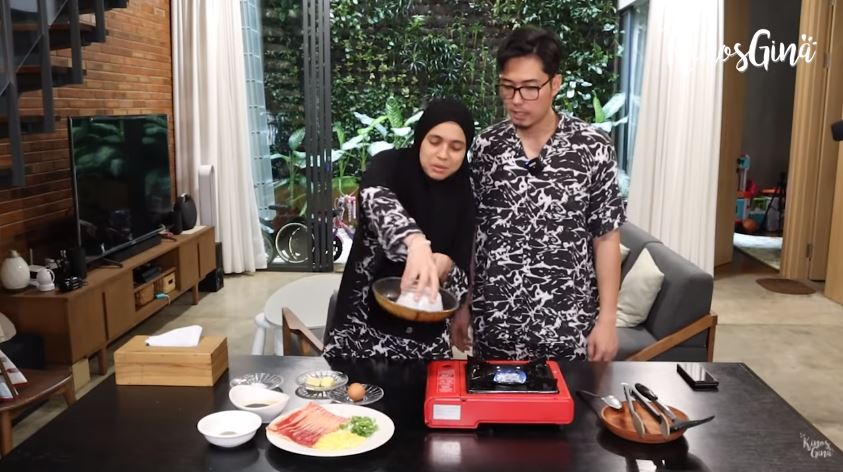 13 Trik Nycta Gina masak beef rice hotplate, pakai bahan sehat