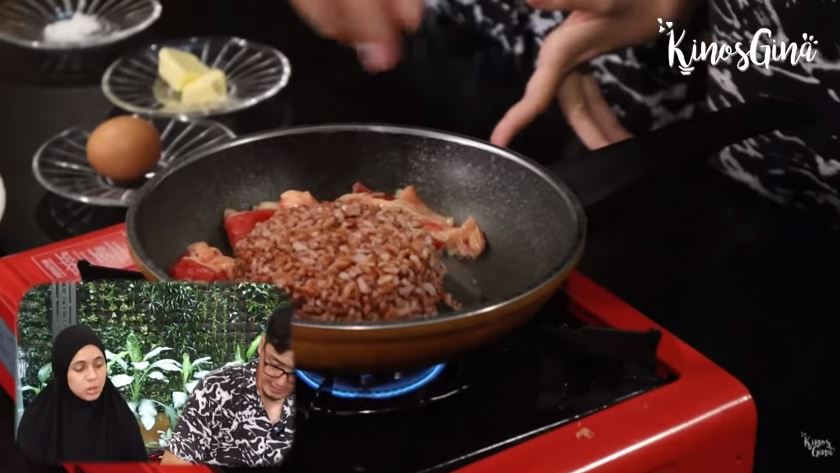 13 Trik Nycta Gina masak beef rice hotplate, pakai bahan sehat
