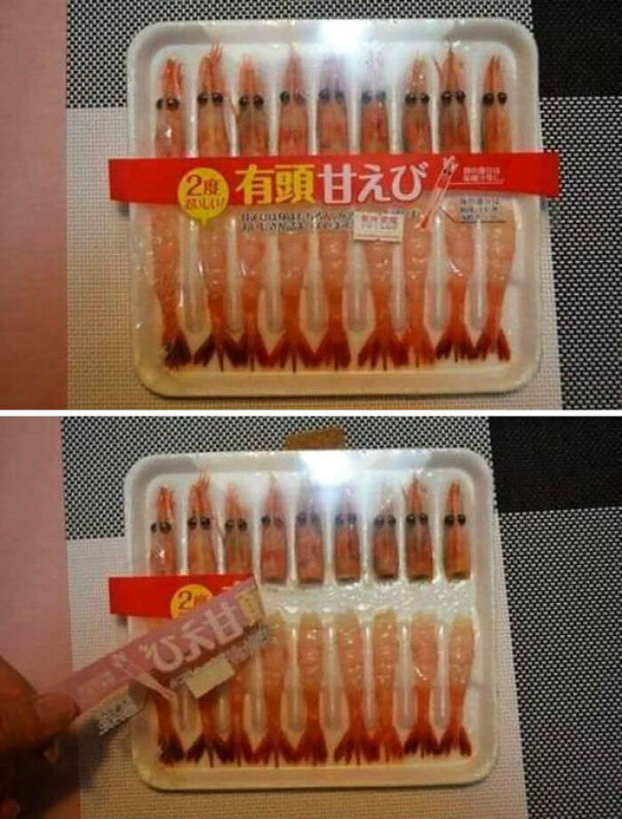 potret lucu makanan kemasan berbagai sumber