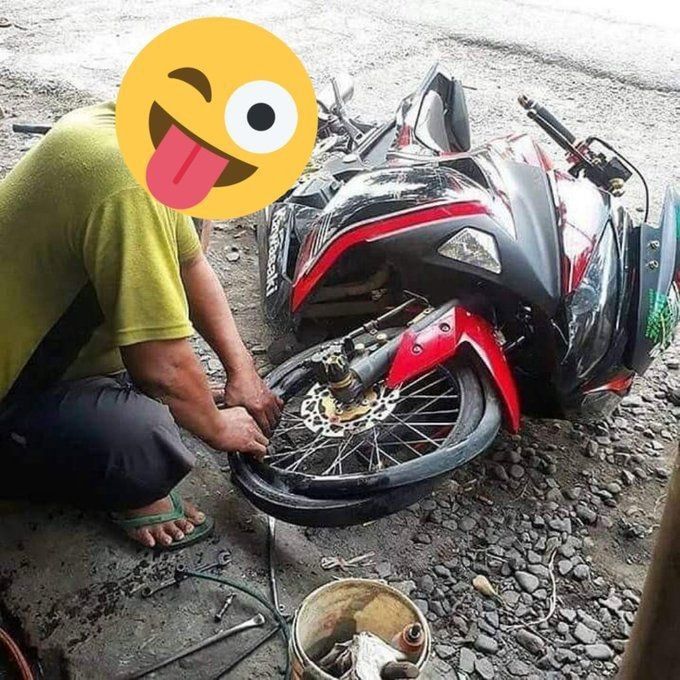 momen kocak di bengkel © berbagai sumber