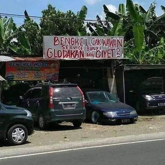 momen kocak di bengkel © berbagai sumber