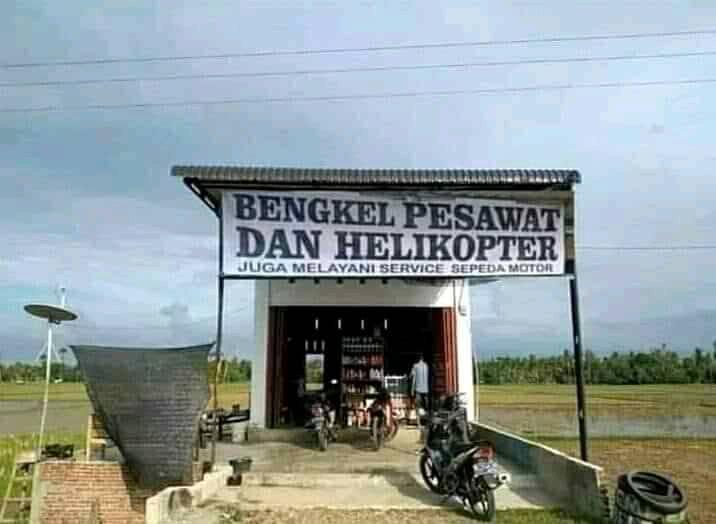 momen kocak di bengkel © berbagai sumber