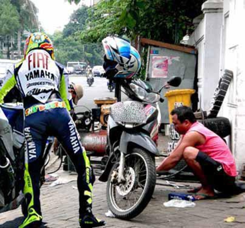 momen kocak di bengkel © berbagai sumber