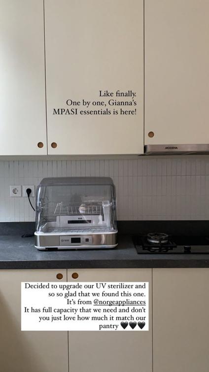 9 Alat dapur Fiona istri Dion Wiyoko, bikin masak MPASI jadi praktis