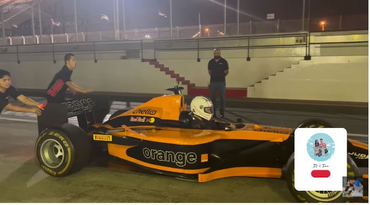 11 Potret Christian Sugiono jajal mobil F1 di Dubai, layaknya pembalap