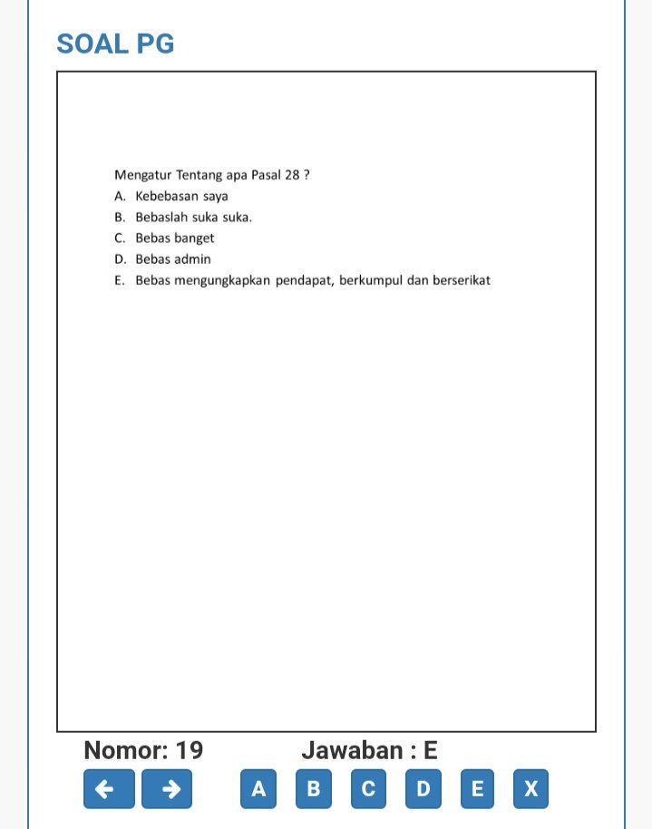 Soal pilihan ganda ini punya jawaban nyeleneh © berbagai sumber Soal pilihan ganda ini punya jawaban nyeleneh © berbagai sumber