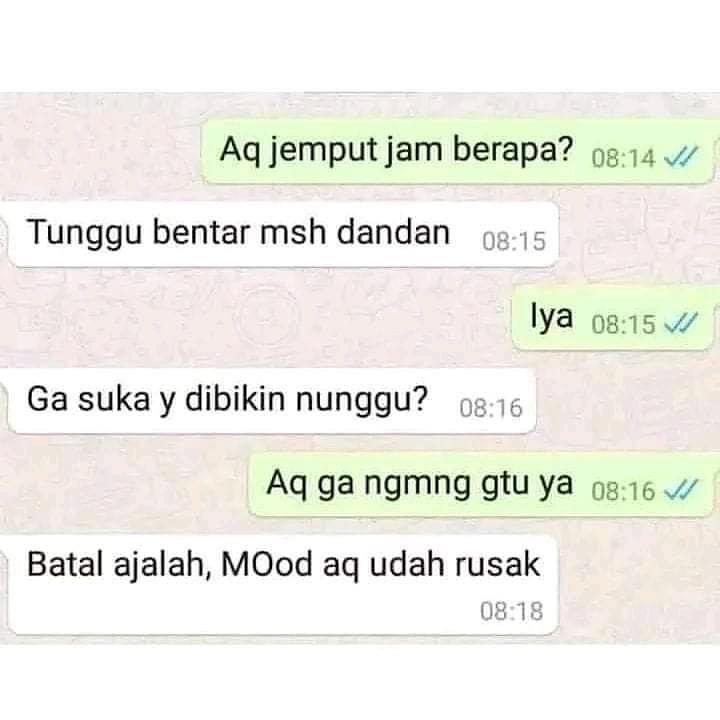 alasan gagal ngajak jalan lucu © Instagram