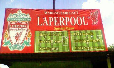 nama warung pakai klub bola lucu © Twitter
