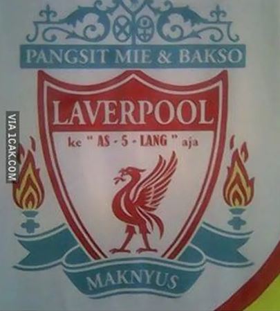 nama warung pakai klub bola lucu © Twitter