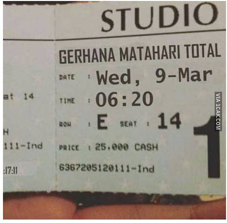 editan nyeleneh tiket © berbagai sumber