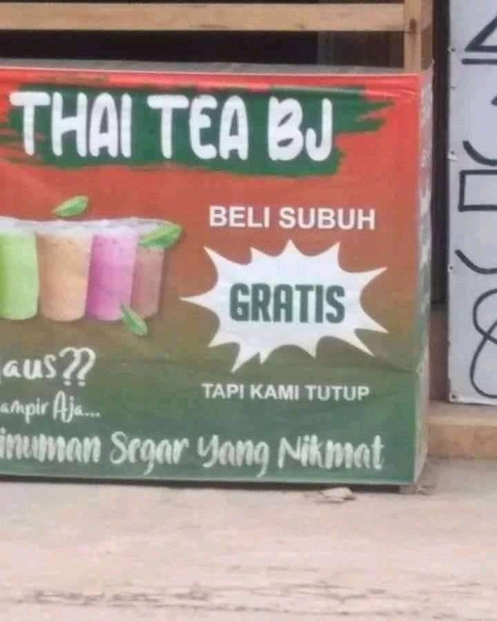potret pedagang ngasih promo © berbagai sumber