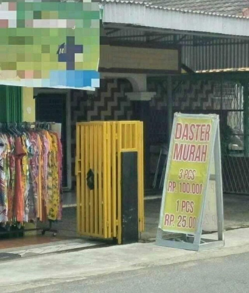 potret pedagang ngasih promo © berbagai sumber