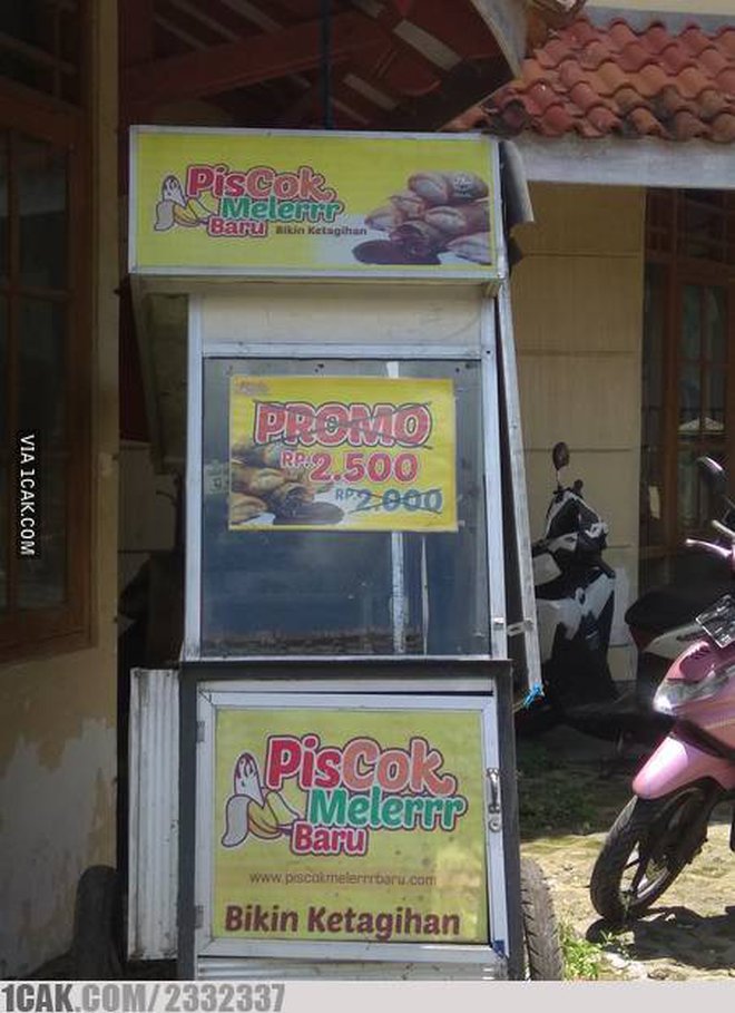 potret pedagang ngasih promo © berbagai sumber