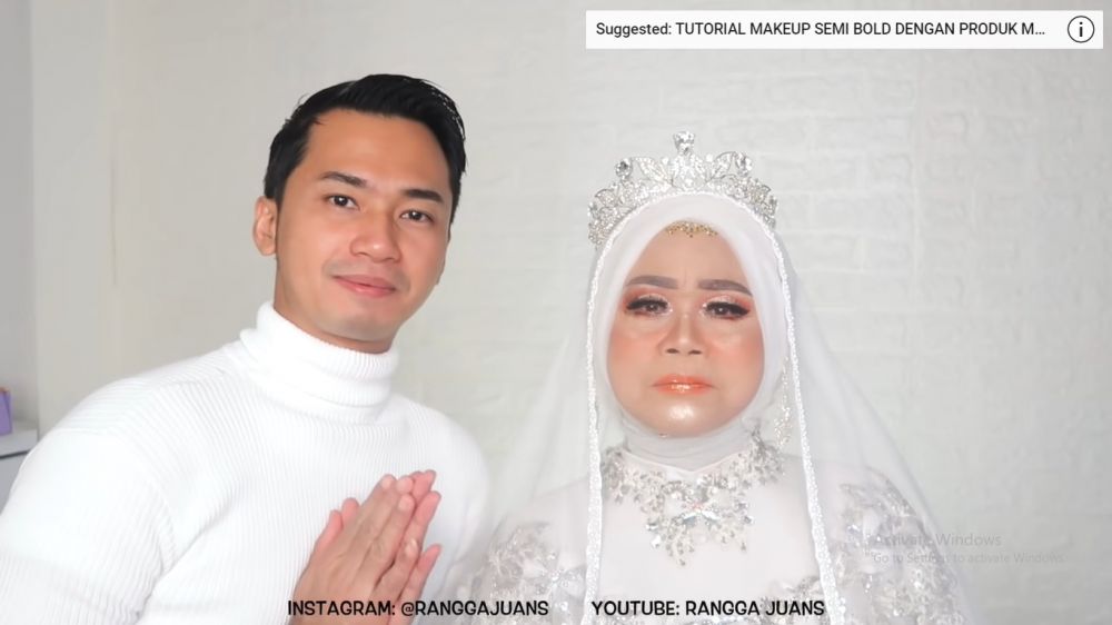 nenek 75 dirias pengantin © YouTube
