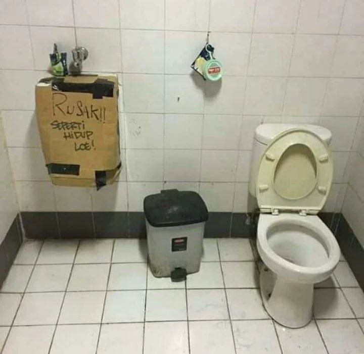 apes banget bendanya malah rusak © Instagram