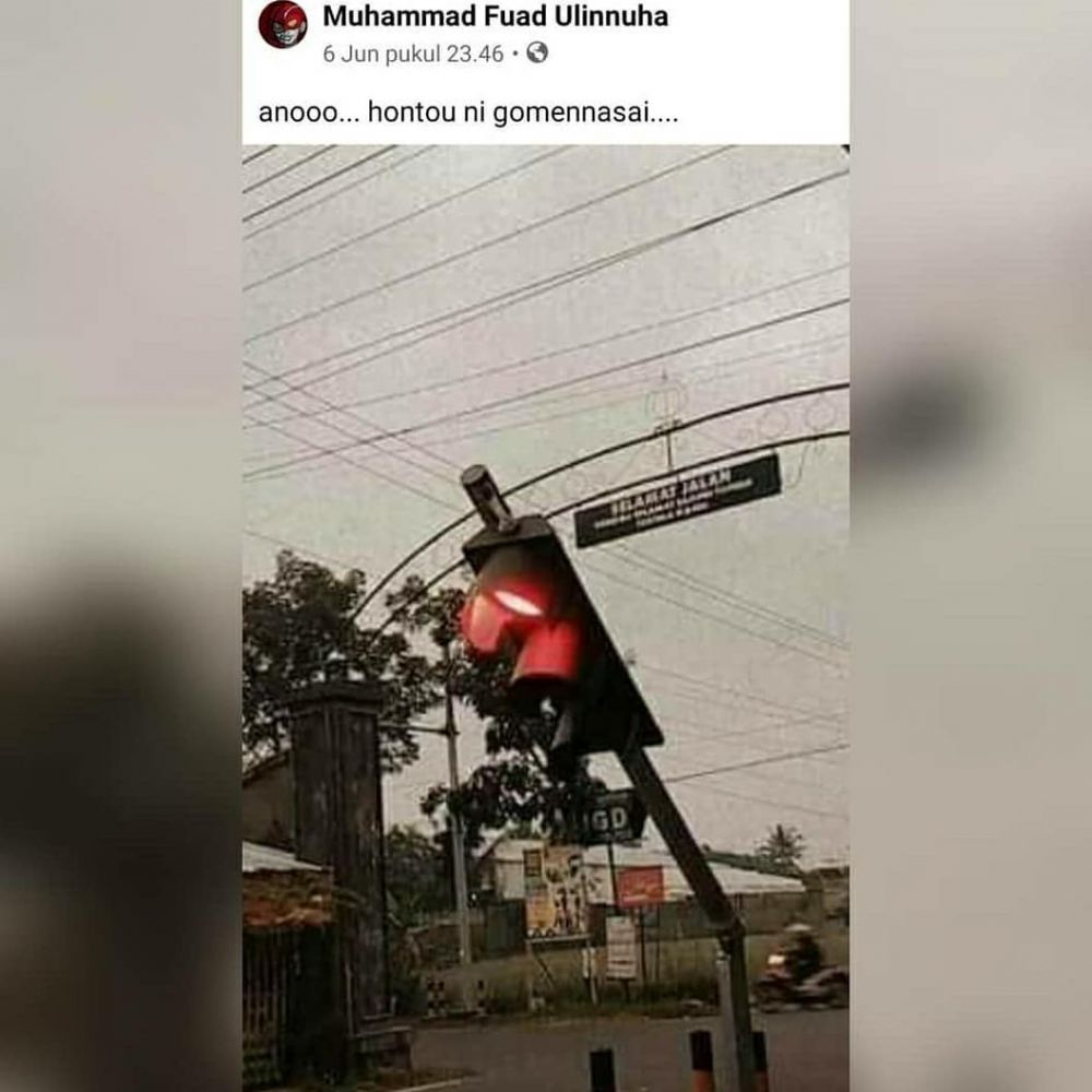 apes banget bendanya malah rusak © Instagram