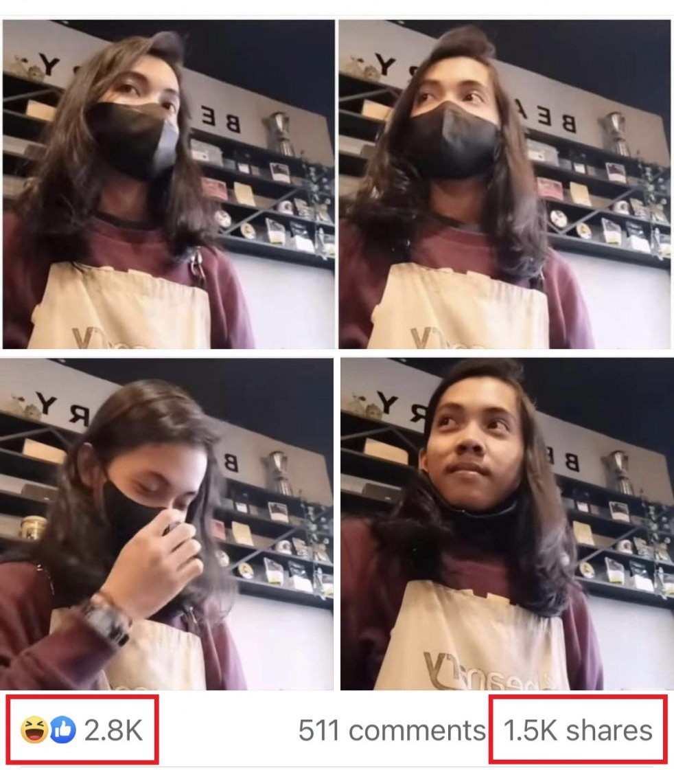 cowok gondrong di tempat umum © berbagai sumber