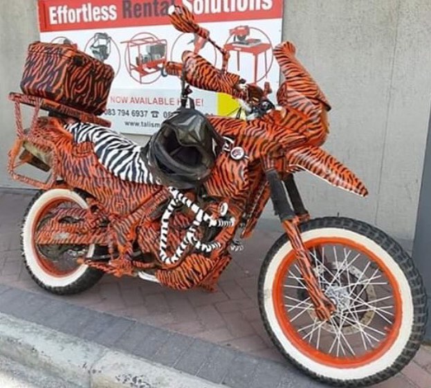 modifikasi motor motif macan © berbagai sumber