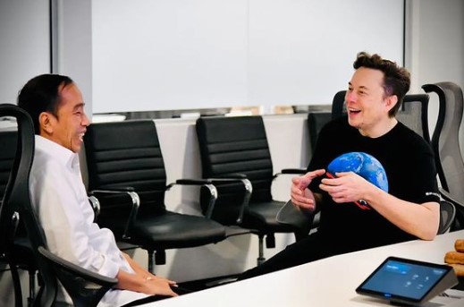 Momen Elon Musk bertemu Jokowi © Instagram Momen Elon Musk bertemu Jokowi © Instagram
