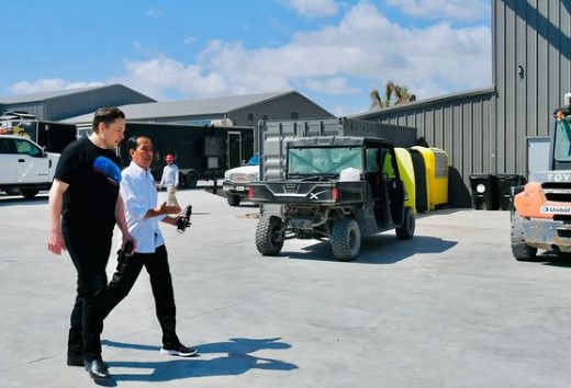 Momen Elon Musk bertemu Jokowi © Instagram