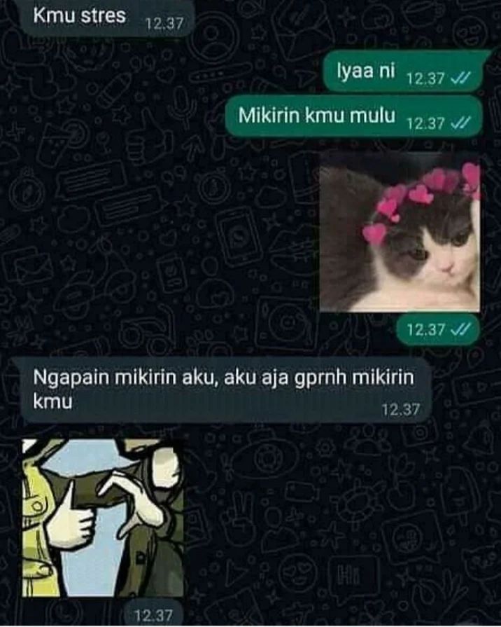chat malah langsung terang-terangan © Instagram