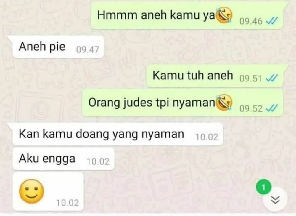 chat malah langsung terang-terangan © Instagram