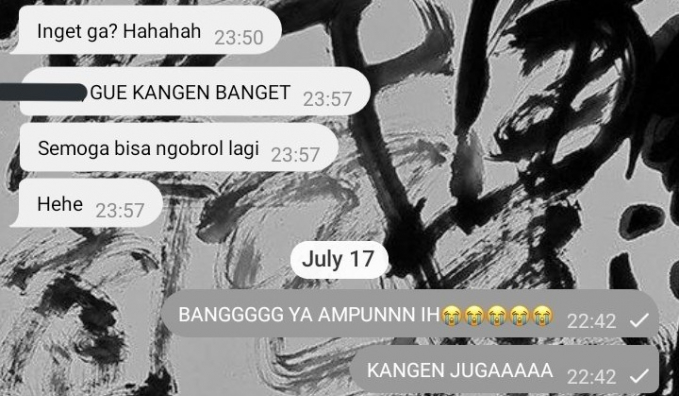 chat gengsi bilang kangen Berbagai sumber