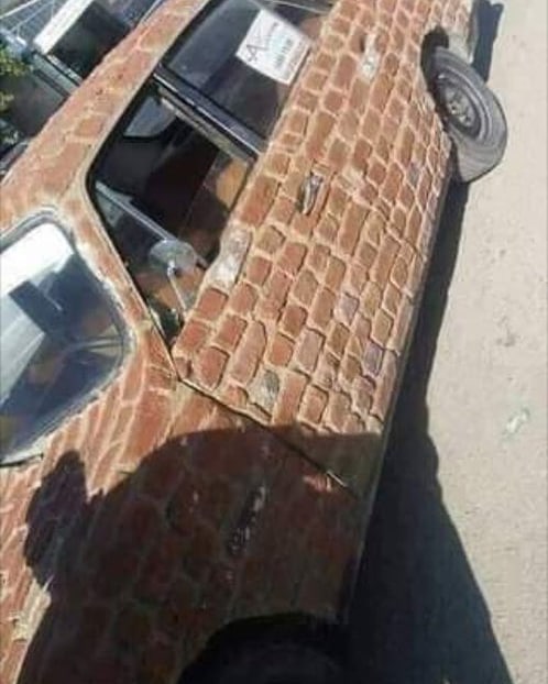 penampakan kendaraan jadi aneh banget © Instagram