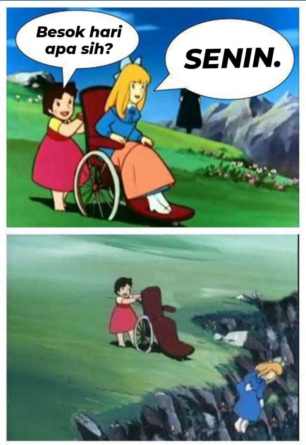 Meme ketemu hari Senin Berbagai sumber