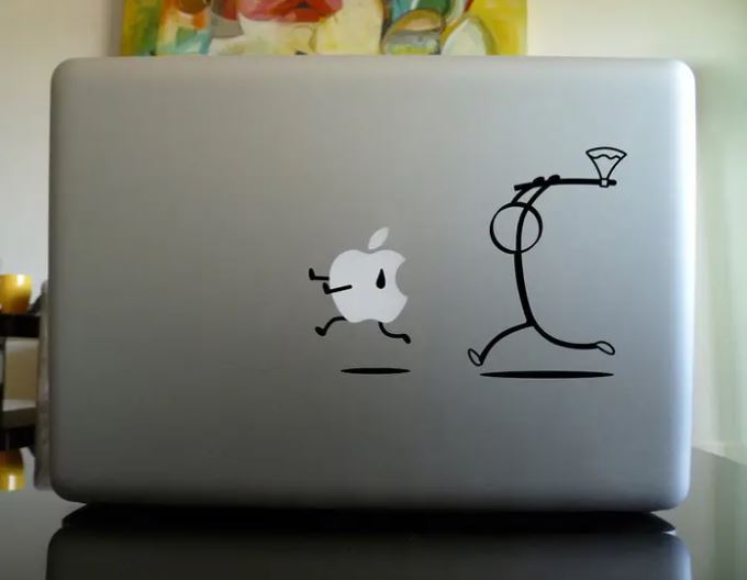 stiker laptop nyeleneh © berbagai sumber