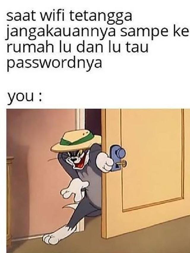 meme kocak minta hotspot © berbagai sumber