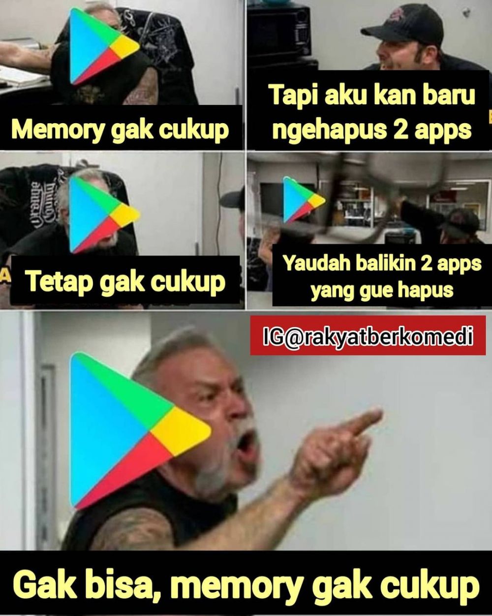 Meme tentang kesialan saat pakai smartphone Berbagai sumber Meme tentang kesialan saat pakai smartphone Berbagai sumber