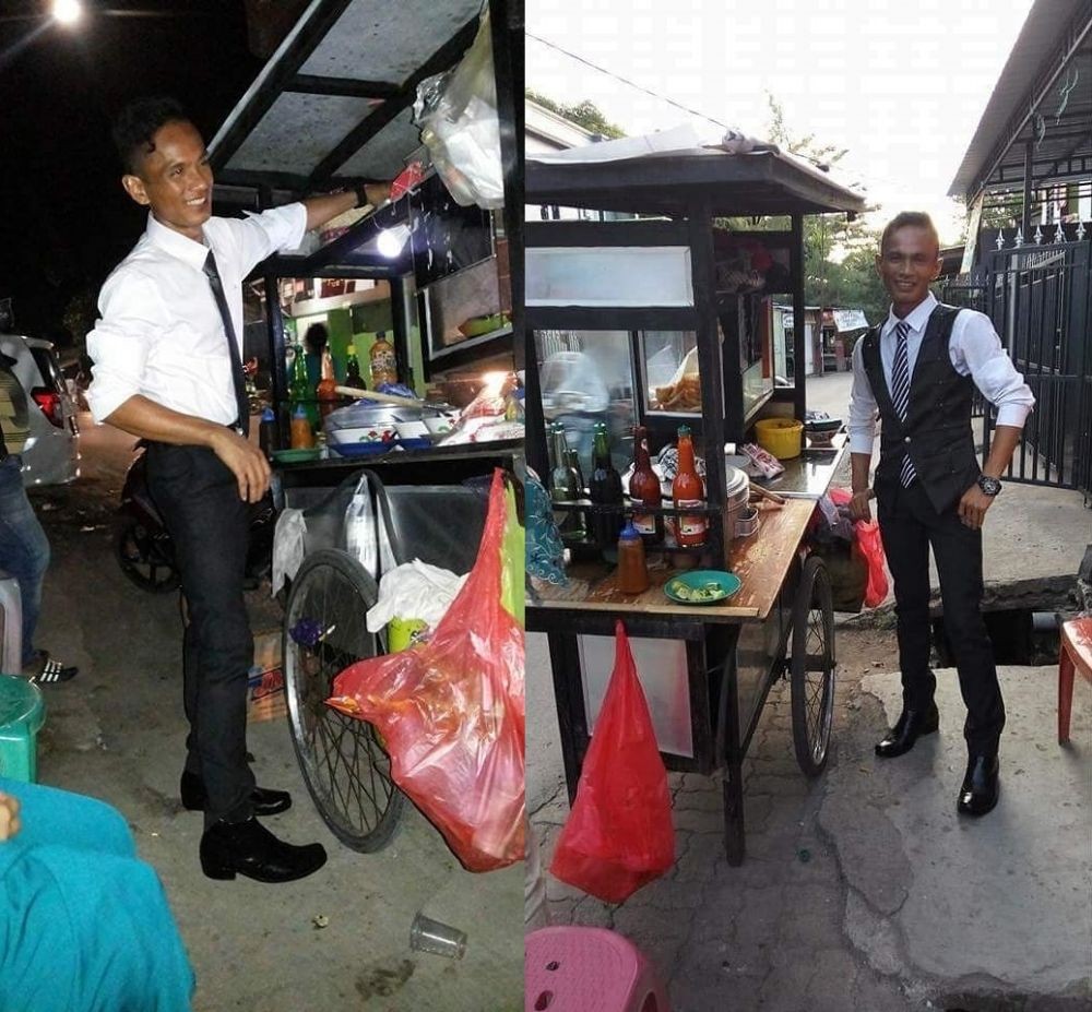 modis banget pedagangnya lucu © berbagai sumber