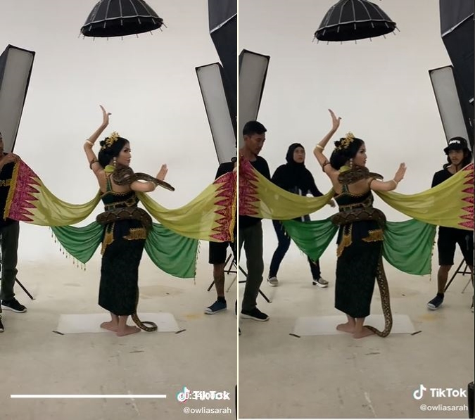 Syuting KKN di Desa Penari pakai ular asli Berbagai sumber