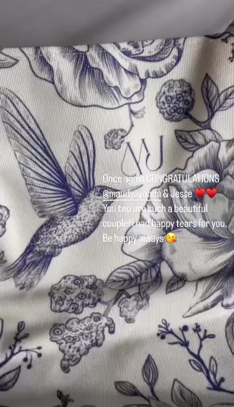 Potret undangan pernikahan Maudy Ayunda © Instagram