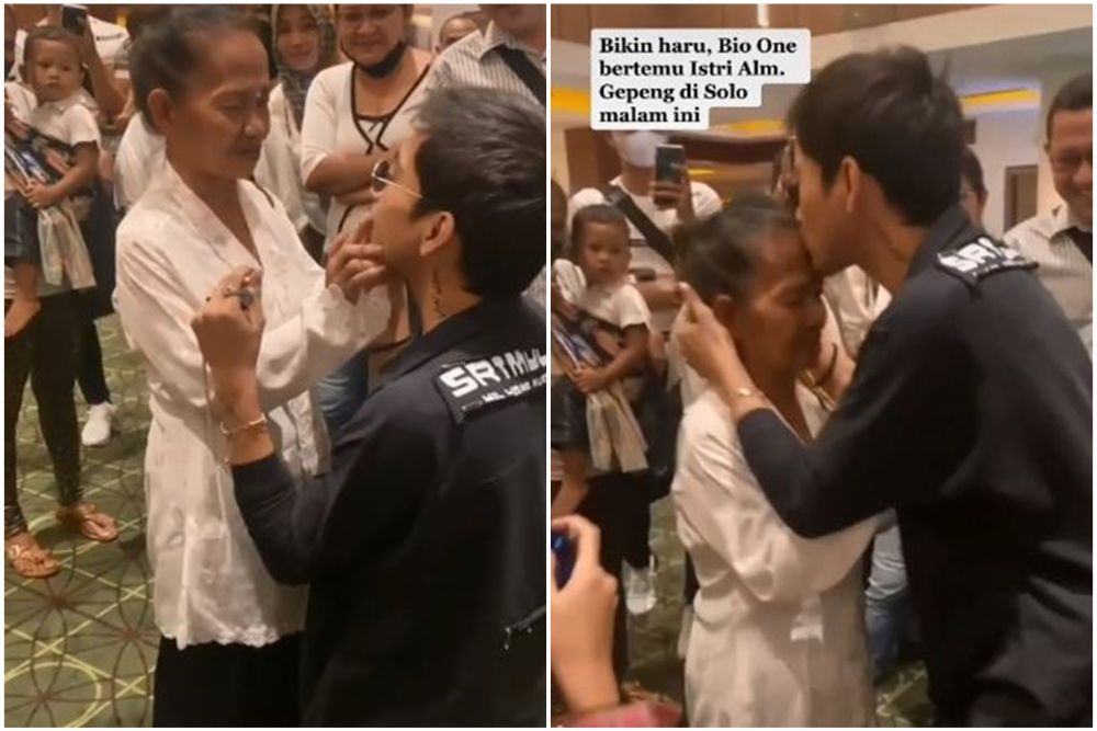 momen pertemuan bio one dengan istri gepeng © berbagai sumber