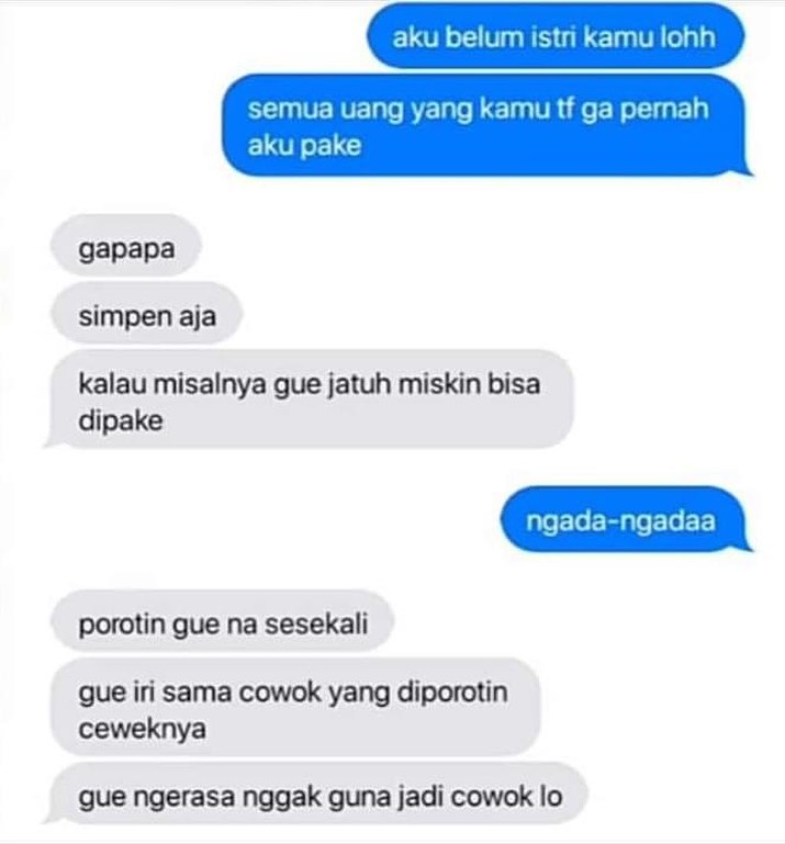 pacar sampai kebingungan bacanya © berbagai sumber